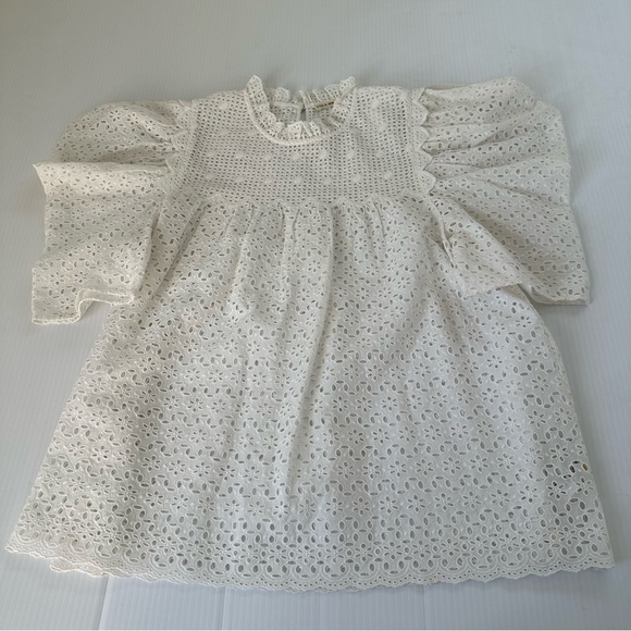 Ulla Johnson Mae Top White, 8 - Picture 4 of 12